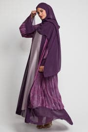 Fatima Abaya purple abaya